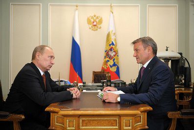 Встреча с президентом, председателем правления Сбербанка России Германом Грефом