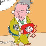 А лидеру – рупор и новый планшетик. Карикатура недели