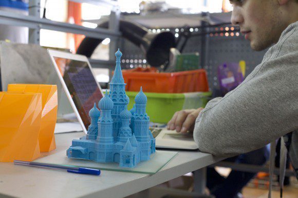 Модель, распечатанная на 3D-принтере. Фото (с) Зеленоградский нанотехнологический центр