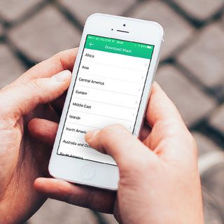 Приложение Maps.me для iPhoneПриложение Maps.me для iPhone