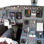 Кабина самолета Bombardier CRJ-200