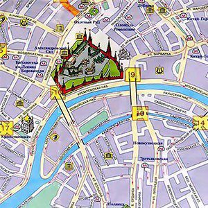 Карта Москвы