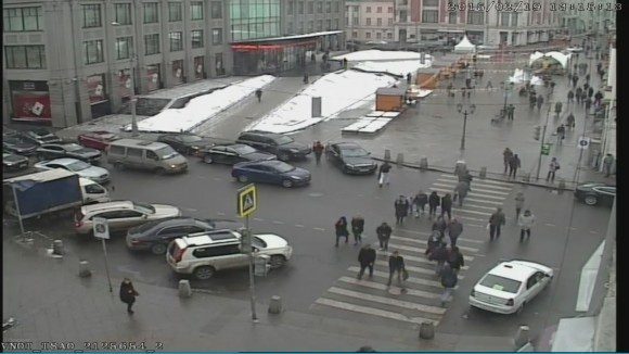 Вид с одной из камер на Кузнецком мосту