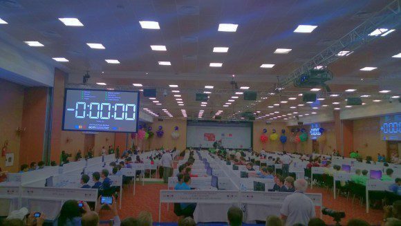 ICPC-2015, момент начала финальных соревнований. Фото (с) А. Анненков