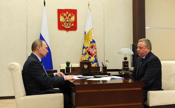 Встреча Владимира Путина и Сергея Калугина