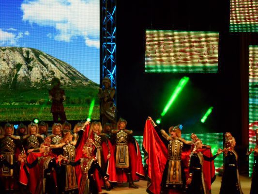 На мероприятии выступили народные ансамбли Башкортостана