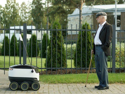 Робот компании компании Starship Technologies (с) techweekeurope.co.uk