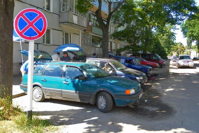 неправильная парковка