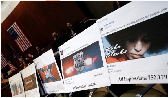 В Сенате США показали рекламные объявления с «политически заряженным» контентом
