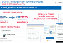 Новосибирская область представила результаты совместного с Минкомсвязью пилотного проекта по развитию Единого портала госуслуг