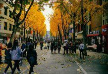 корея осень азия