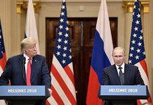 Владимир Путин на встрече с Дональдом Трампом: мы за продолжение сотрудничества в области кибербезопасности