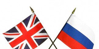 россия британия флаг