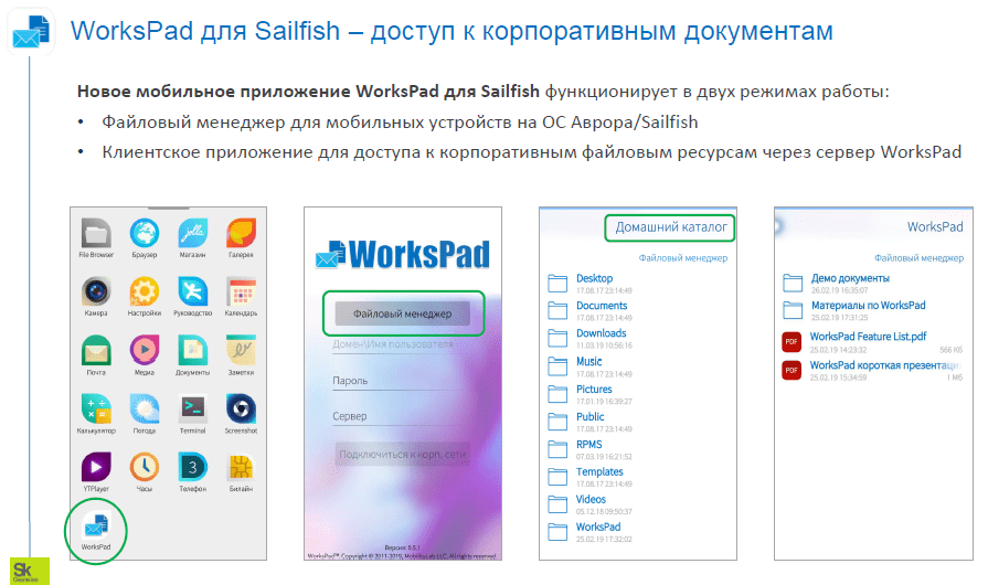«МобилитиЛаб» анонсировала версию WorksPad для Sailfish
