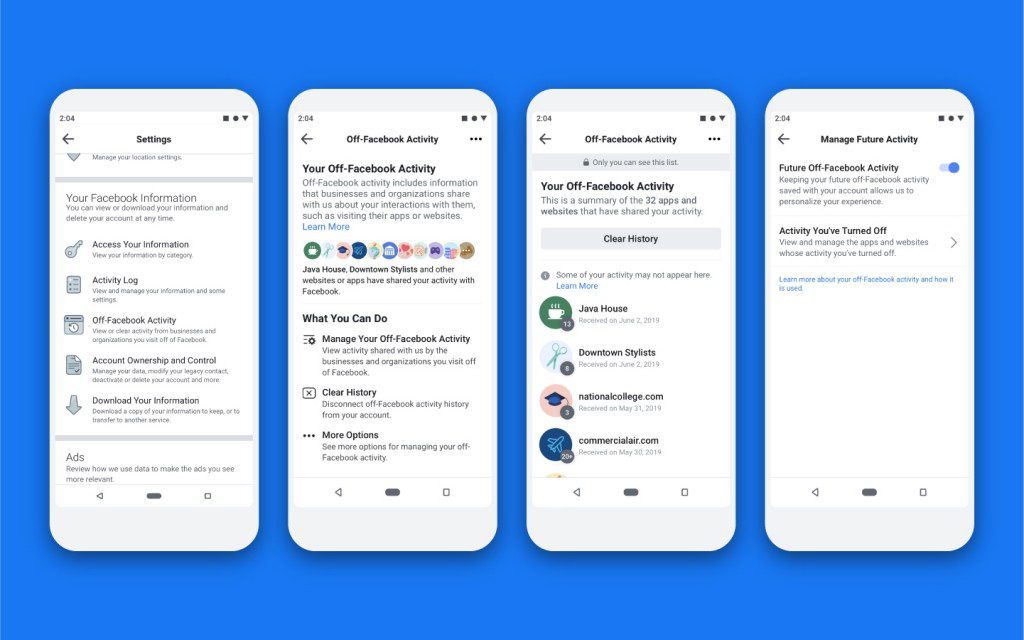 Facebook анонсировал функцию удаления данных о действиях пользователей на сторонних сайтах