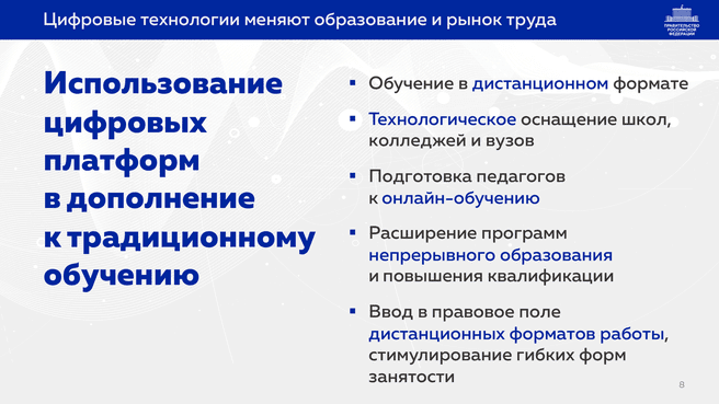 Доклад главы правительства в Госдуме: роль государственных IT-сервисов во время эпидемии и планы их развития