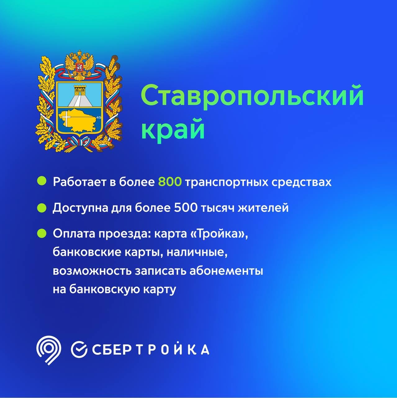 Число внедривших транспортную карту «СберТройка» регионов превысило 25,  названы топ-5 из них | Digital Russia