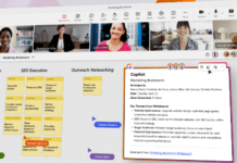 Интерфейс ИИ-помощника Copilot