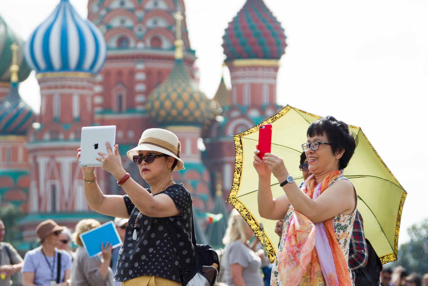 Что посещают туристы в Москве