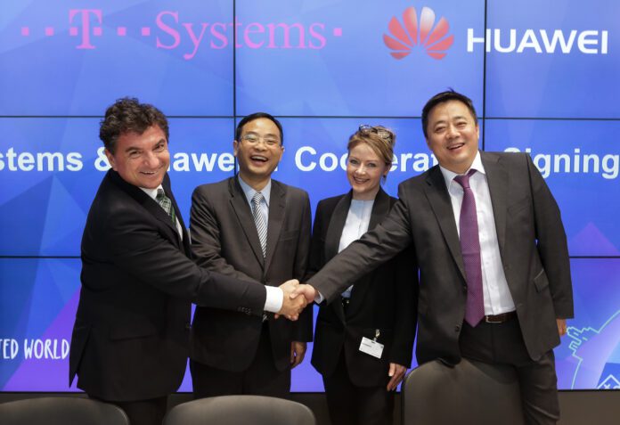 Заключение соглашения между DT и Huawei