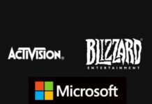 Логотипы Microsoft и Activision Blizzard