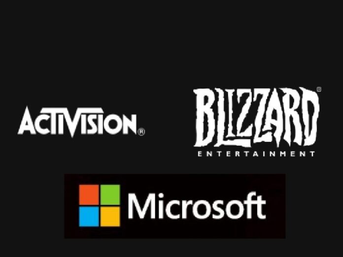 Логотипы Microsoft и Activision Blizzard