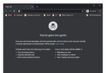 Режим «инкогнито» в браузере Google