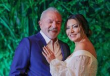Президент Бразилии Лула да Силва с женой
