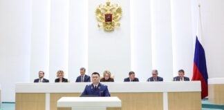 генпрокурор РФ Игорь Краснов в Совете Федерации
