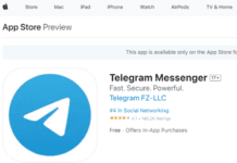 Telegram в AppStore