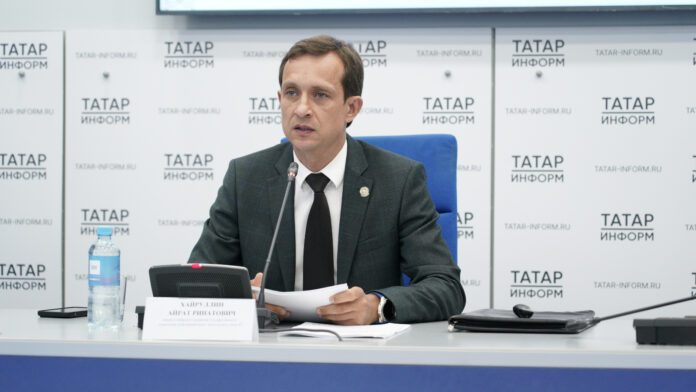 Министр цифрового развития государственного управления, информационных технологий и связи Республики Татарстан Айрат Хайруллин