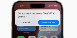 ChatGPT на устройстве Apple