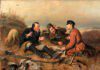 Фрагмент картины Василия Перова «Охотники на привале», 1871 г.