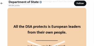 Скриншот поста Госдепа США в X https://x.com/StateDept/status/1947755665520304253/photo/1