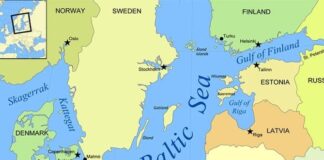 Балтийское море на карте НАТО