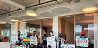 Протест сотрудников Google против сотрудничества с ВС Израиля