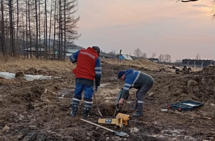 Пожар в Забайкалье
