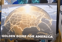 Плакат Golden Dome