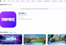 Fortnite в App Store