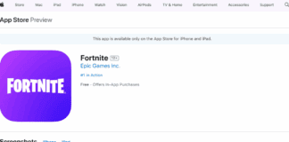 Fortnite в App Store