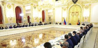 На заседании Совета по стратегическому развитию и национальным проектам, декабрь 2024
