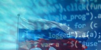 Коллаж с флагом России