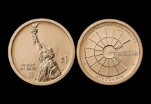 В США выпущена монета с изображением суперкомпьютера Cray-1 Фото (с) Монетный двор США