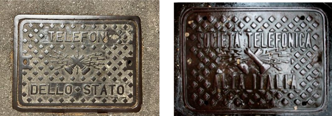 Знаки уходящего телекома на чугуне