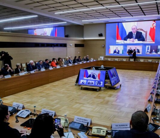 Об опасности бездумного и безответственного применения ИИ – президент России Заседание Совета по развитию гражданского общества и правам человека (в режиме видеоконференции). Фото: Михаил Терещенко, ТАСС