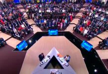 Прямая линия с президентом. Скриншот трансляции.