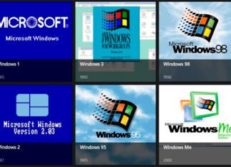 Старые версии Microsoft Windows. Фото (с) Microsoft