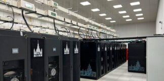 В Московском университете введен в эксплуатацию новый суперкомпьютерный комплекс «270 лет МГУ». Фото (с) mos.ru