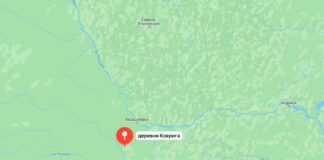 Красноярский край, скриншот карты Яндекс