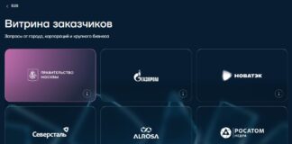 Скриншот сайта проекта «Витрина заказчиков».